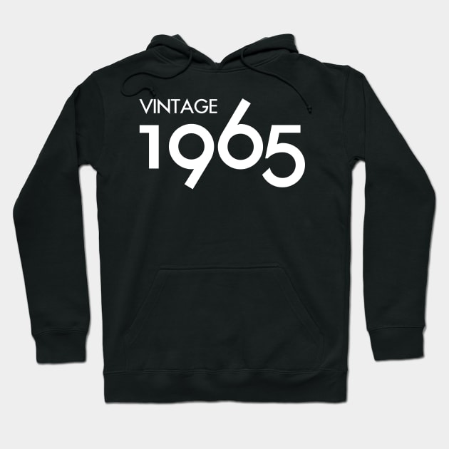 Vintage 1965 Gift 55th Birthday Party Hoodie by Damsin